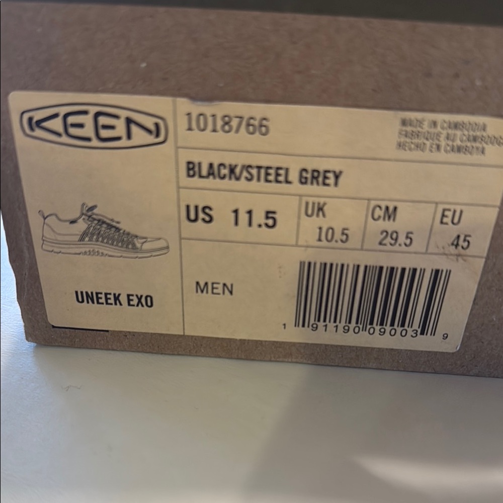 NWT Keen Uneek EXO Athletic Shoes Footwear
